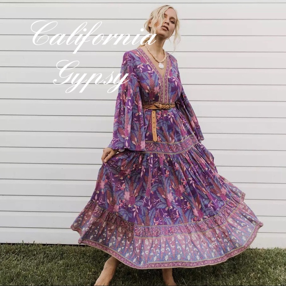LAST ONE🎉Floral lantern sleeve dress - Picture 3 of 16